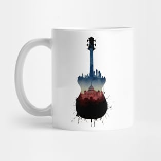 Taj Mahal l Guitar l Musician l India l Art Mug